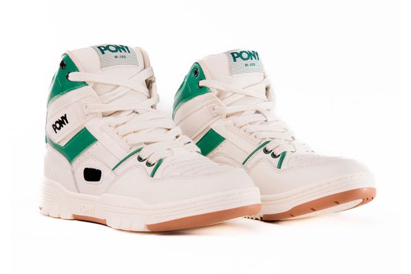 M-100 Unbleached Green Hi (Caballero) PONY sneaker