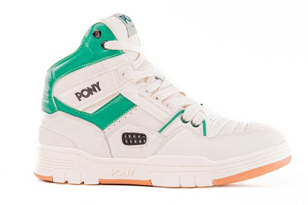M-100 Unbleached Green Hi (Caballero) PONY sneaker