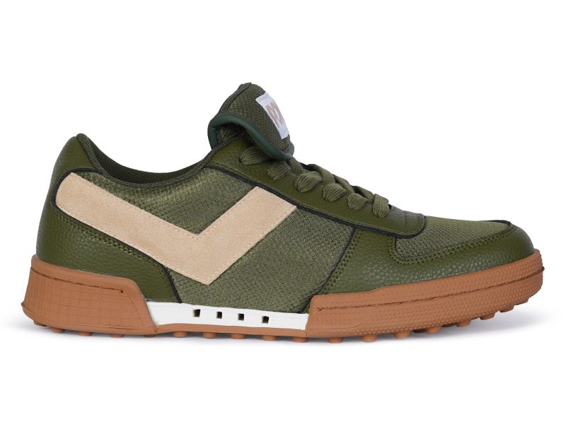 Linebacker Archive Fresh Olive PONY sneaker