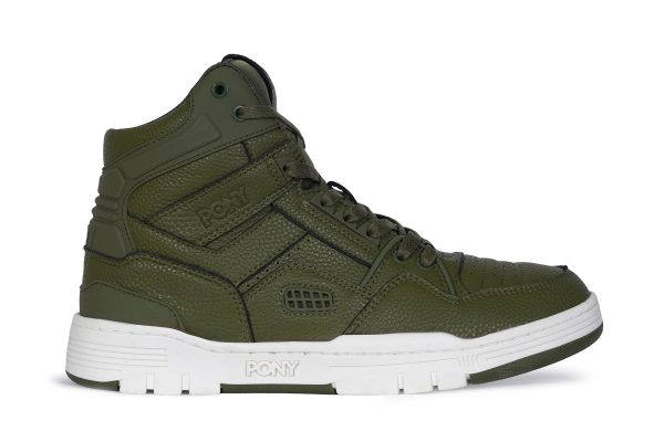 M-100 Deep Olive Hi (Caballero) PONY sneaker M-100 Deep Olive Hi (Caballero) PONY sneaker