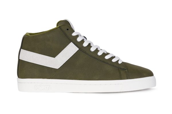 Top Star Hi Olive Leaf PONY sneaker Top Star Hi Olive Leaf PONY sneaker