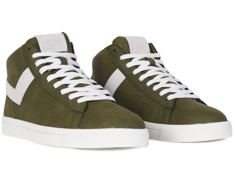 Top Star Hi Olive Leaf PONY sneaker
