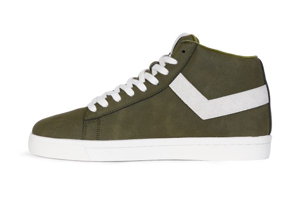 Top Star Hi Olive Leaf PONY sneaker